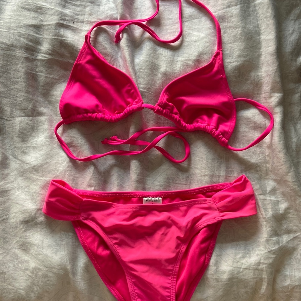 Pink bikini
